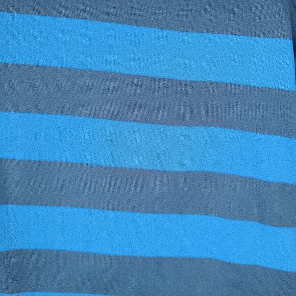 Mammut Blue & Navy Striped  Turtleneck Jacket L, Fleece-Lined, Women's - Picture 9 of 16